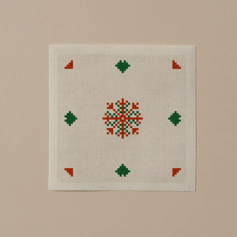 Servilletas de tela para cóctel colección Winter Knit 11x11cm 50u.