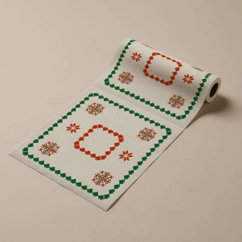 Servilletas de tela para evento colección Winter Knit 20x20cm 25u.