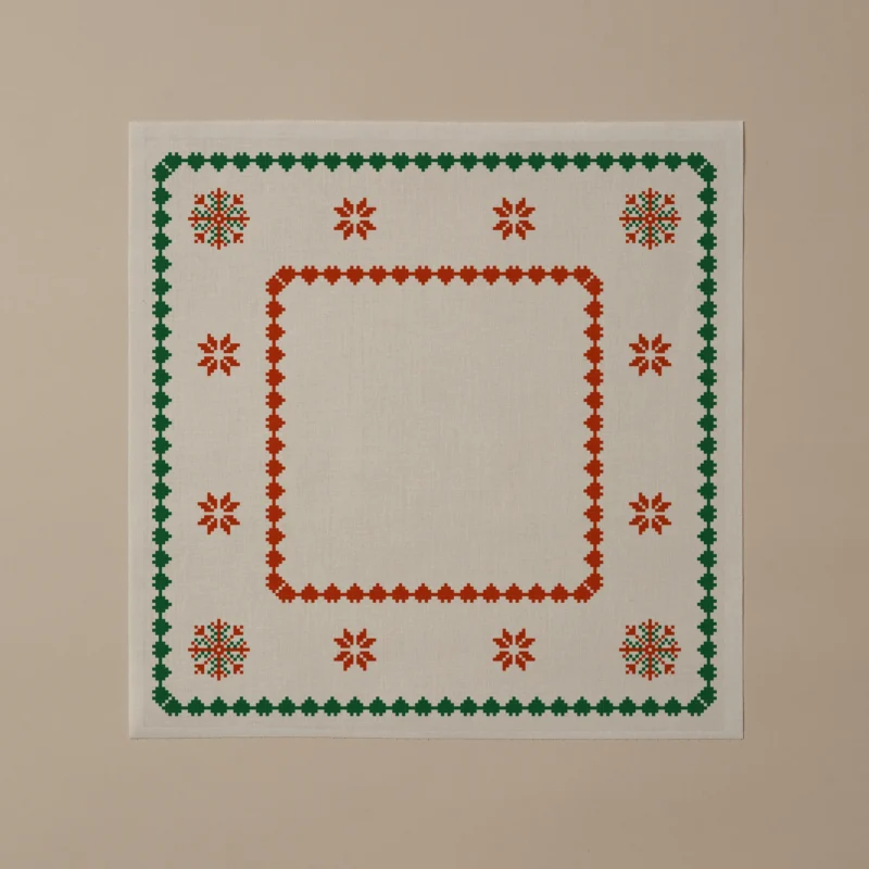 Servilletas de tela para mesa colección Winter Knit 30x30cm 12u.